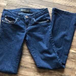 Seductions dark stretch bootcut jeans